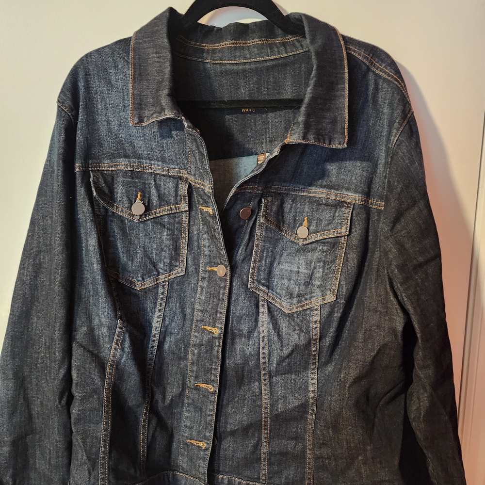 Kut From The Cloth Dark Wash Women's Denim Jacket